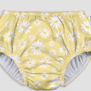 New I-Play Swimsuit Diaper 18 Months Yellow Daisy